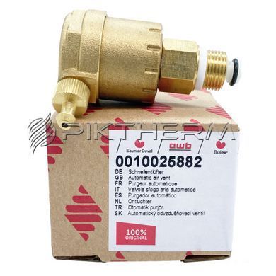 Автоматичний повітровідвідник Protherm Ray 0010025882  фото