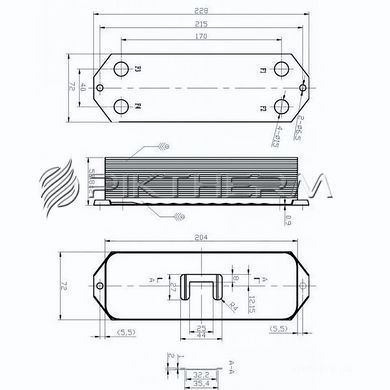 Теплообмінник ГВП Viessmann 7822799 Vitopend WH0A  фото