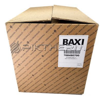 Теплообмінник Baxi 768490700 Duo-Tec Compact Pulsar Condens Luna Air  фото
