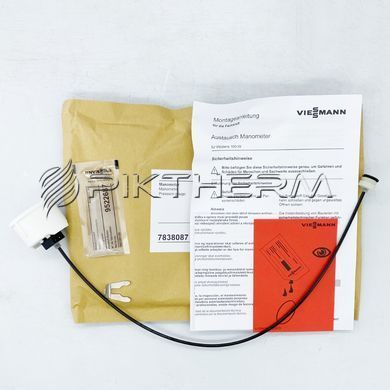 Манометр Viessmann 7838087 Vitodens 100 WB1C B1HC B1KC B1HA  фото