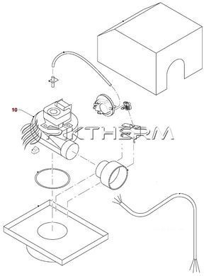 Вентилятор RLH 120 Protherm 0020034951 PT50 KLZ KLOM  фото