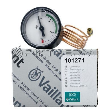 Манометр Vaillant 101271 TURBOmax ATMOmax turboTEC atmoTEC atmoVIT ecoTEC  фото