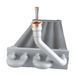 Теплообменник Saunier Duval Isofast F 35 E H-MOD S1070500 фото 4