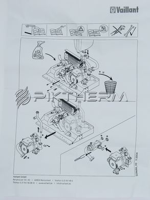 Насос циркуляційний Vaillant turboTEC atmoTEC 0020020023 Wilo VPAR SL 15/6  фото
