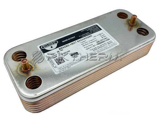 Теплообменник ГВС Zilmet Viessmann 7828745 Junkers Euroline Immergas Termet Teplowest  фото