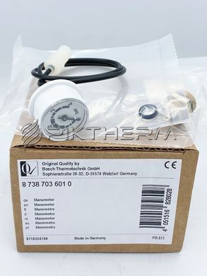 Манометр Bosch Junkers 8738703601 Euroline&nbsp;Gaz 3000 Ceraclass&nbsp;Appliance 87387036010  фото