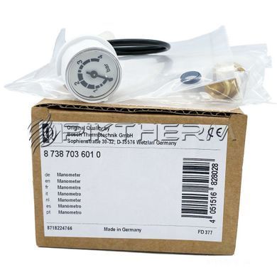Манометр Bosch Junkers 8738703601 Euroline&nbsp;Gaz 3000 Ceraclass&nbsp;Appliance 87387036010  фото